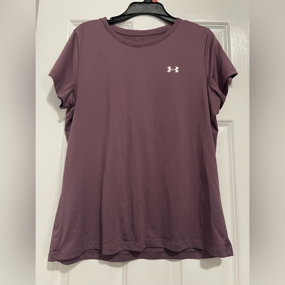 Under Armour Women's Short Sleeve Tee in Purple